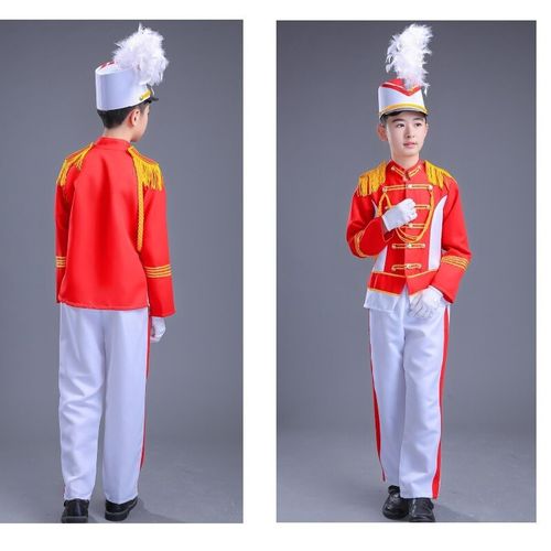 新款幼儿园鼓号服装鼓乐队服中小学生乐队服升旗手服旗手服鼓号服